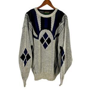 Vintage Oakton Limited Men's Knit Sweater Size 2X Tall 2XLT